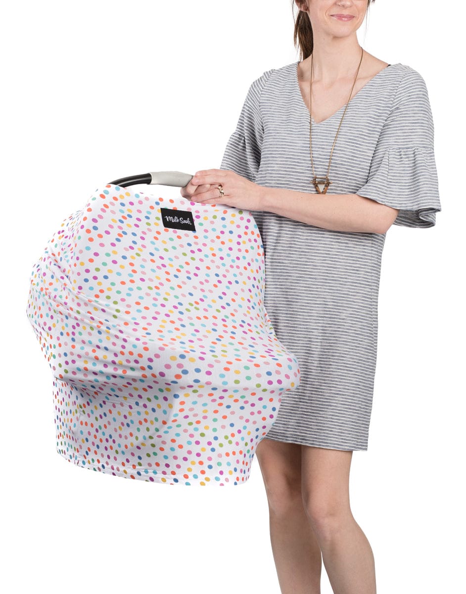 Milk Snob Infant Car Seat & Nursing Cover - Confetti - MS-CONFETTI