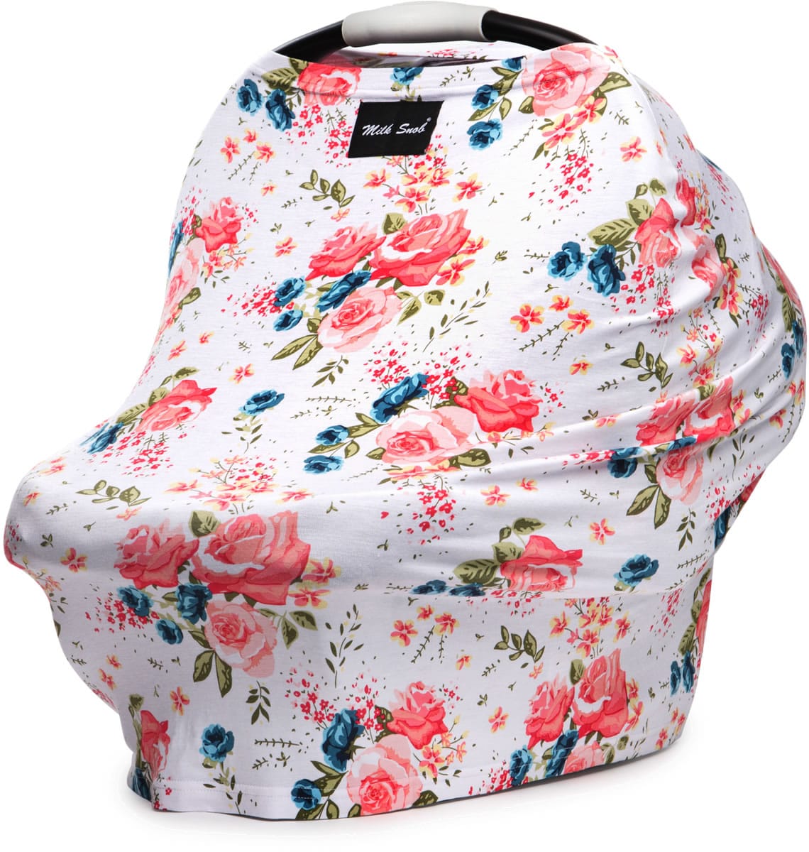 Milk Snob Infant Car Seat & Nursing Cover - French Floral - MS-FFLORAL