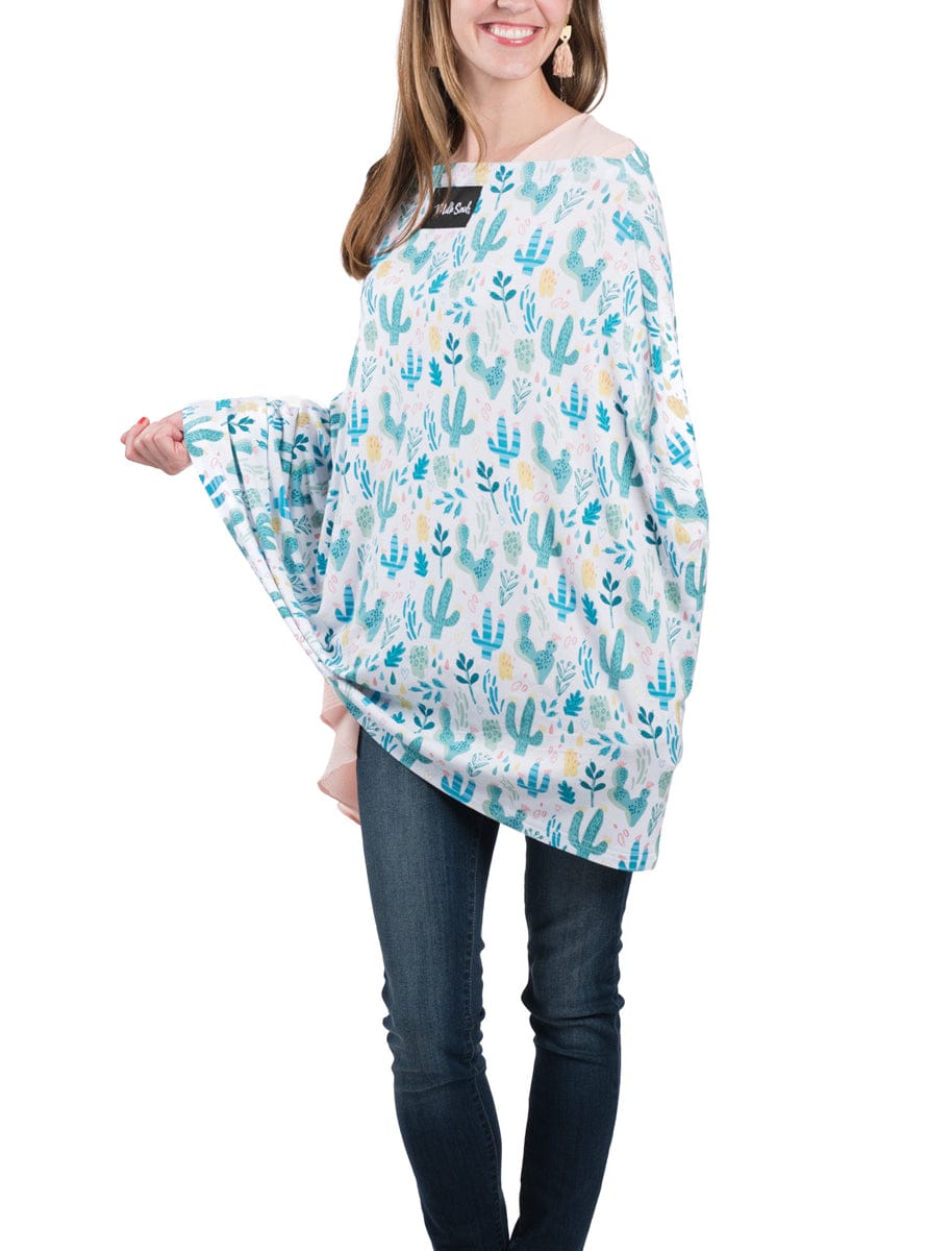 Milk Snob Infant Car Seat & Nursing Cover - Prickly Pear - MS-PRICKLYPEAR