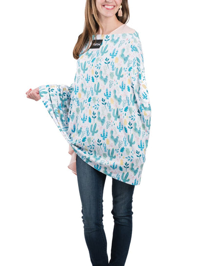 Milk Snob Infant Car Seat & Nursing Cover - Prickly Pear - MS-PRICKLYPEAR