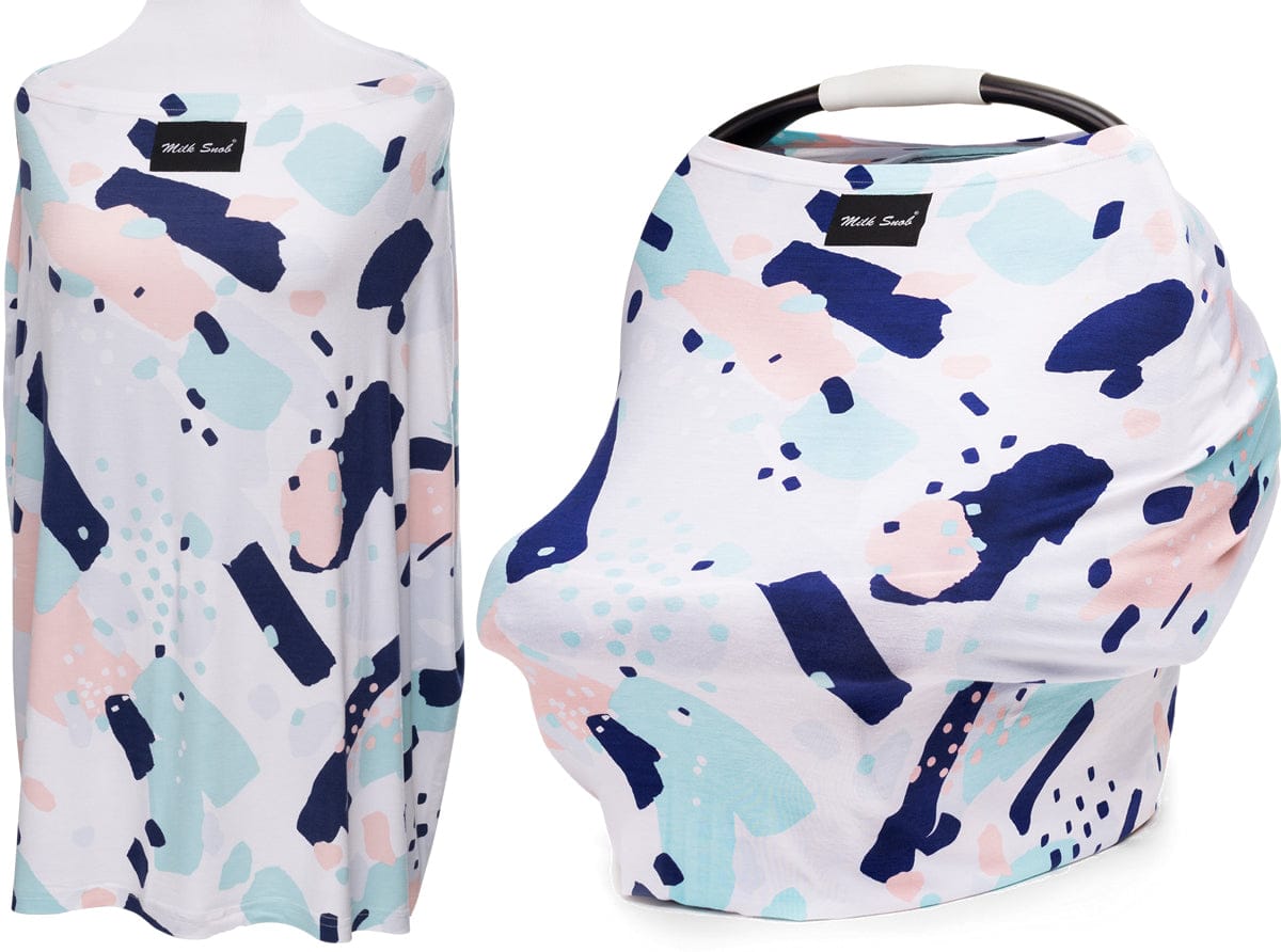Milk Snob Infant Car Seat & Nursing Cover - Watercolor - MS-WTRCLR