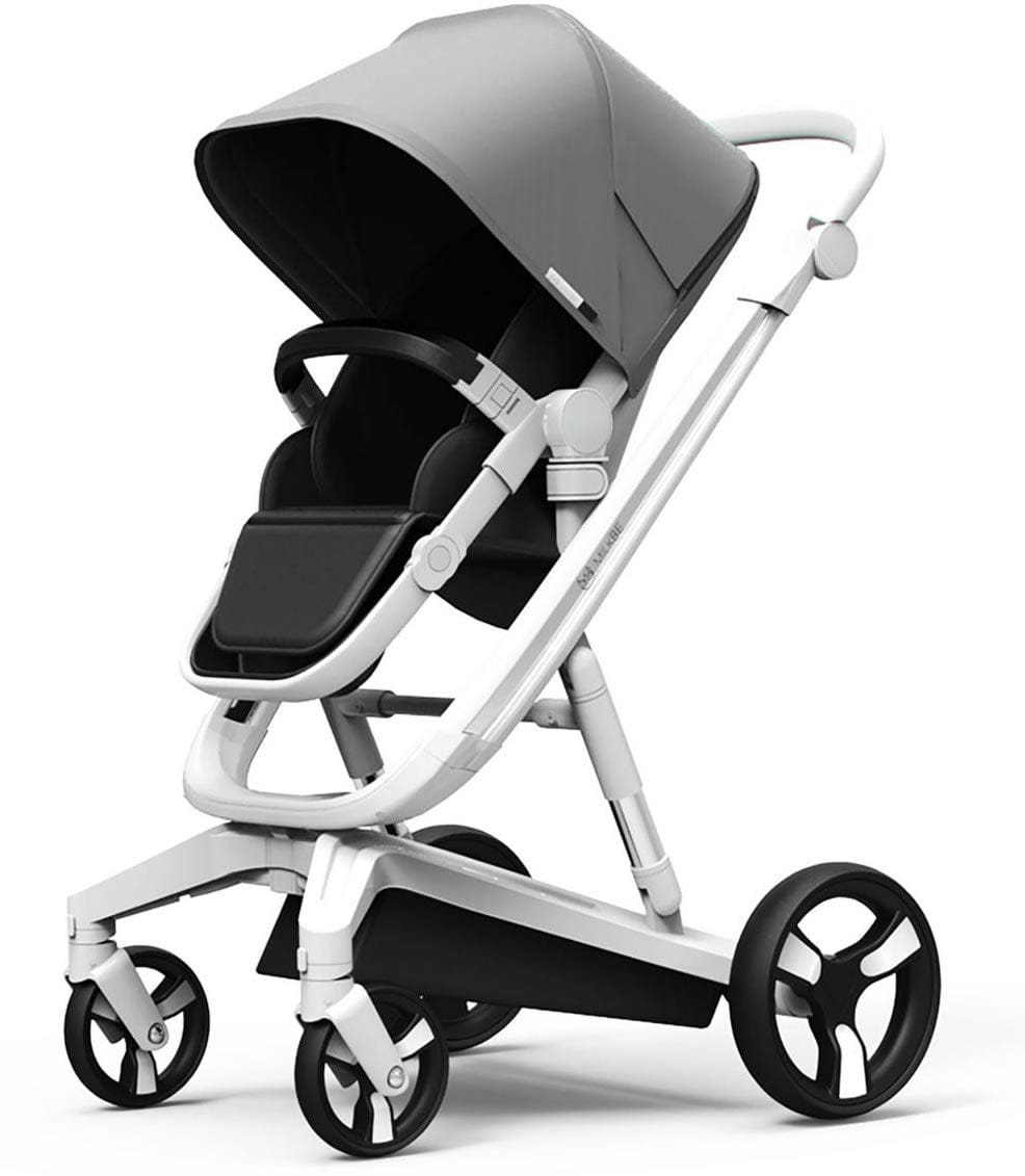 Milkbe Lullaby Auto Stopping Stroller - Grey - MKB1GY