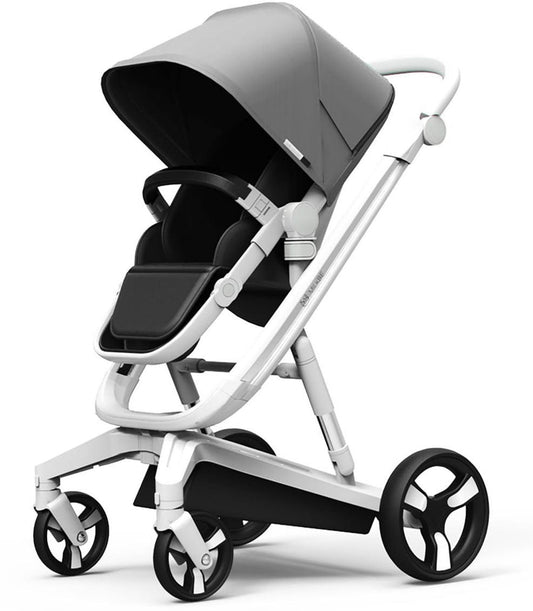 Milkbe Lullaby Auto Stopping Stroller - Grey - MKB1GY