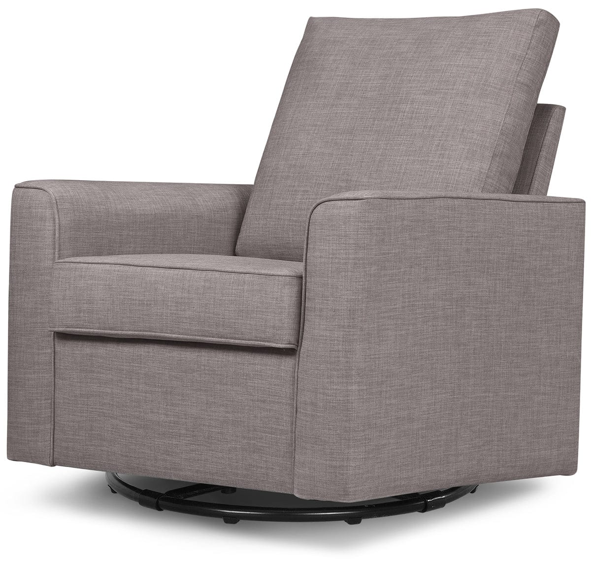 Million Dollar Baby Alden Swivel Glider - Steel Grey Tweed - M17288FTGRY