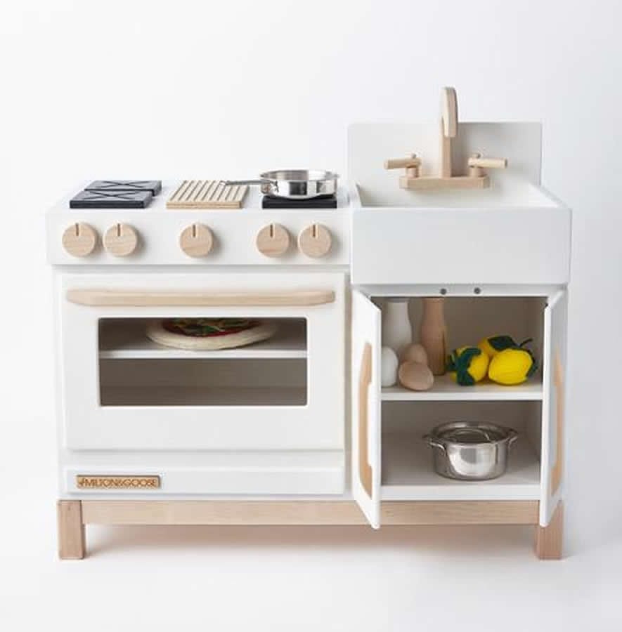 Milton & Goose Essential Play Kitchen - White - White-KIT-E-WH