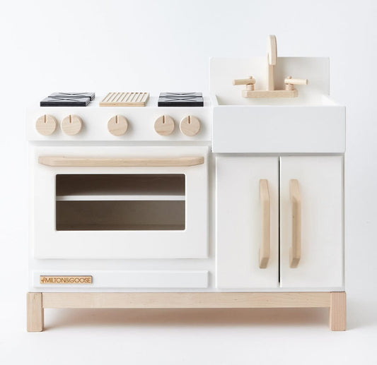 Milton & Goose Essential Play Kitchen - White - White-KIT-E-WH