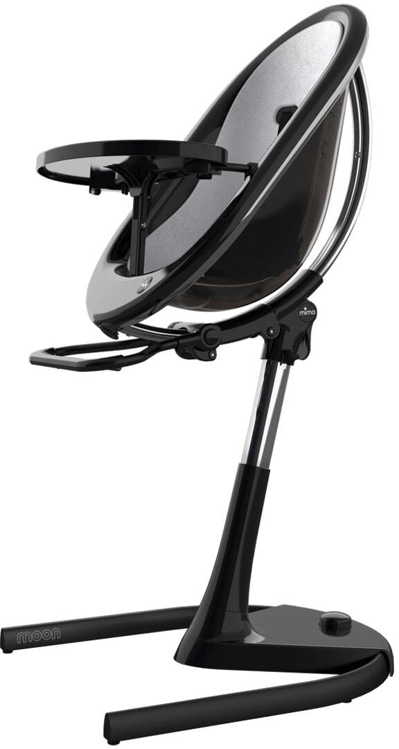 Mima Moon 2G High Chair - Black / Silver - H103C-BL-SV