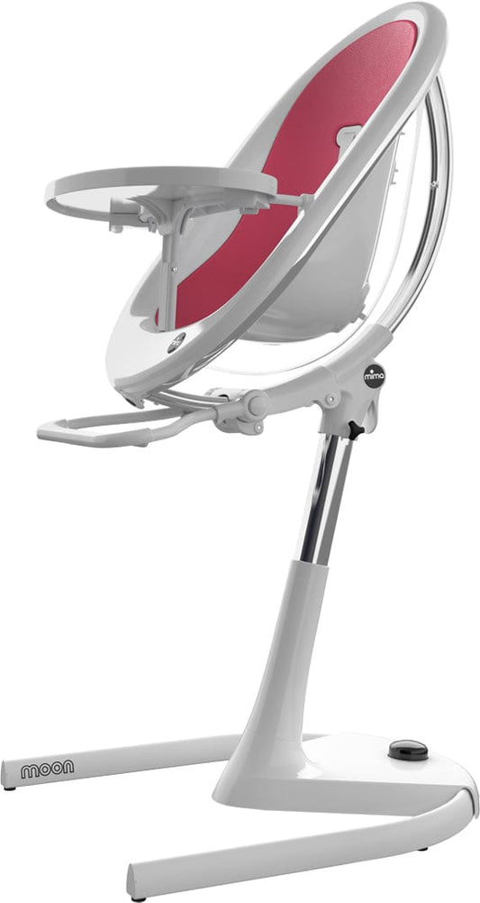 Mima Moon 2G High Chair - White / Fuchsia - H103C-CL-FC
