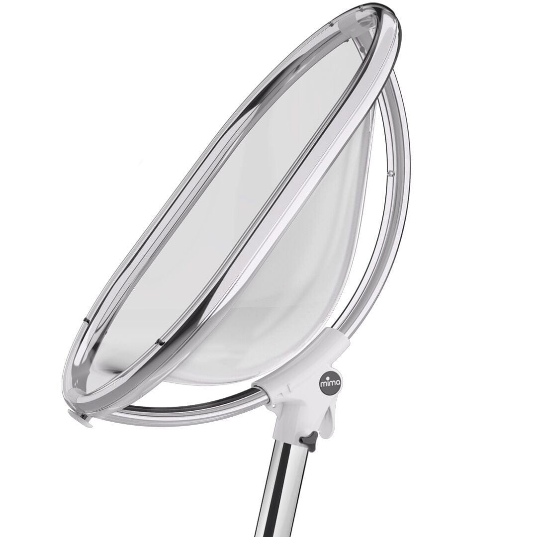 Mima Moon 2G High Chair - White / Silver
