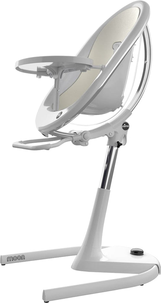 Mima Moon 2G High Chair - White / Snow White - H103C-CL-SW-R