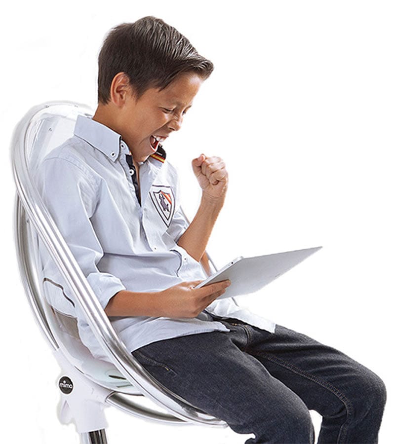 Mima Moon 2G High Chair - White/Champagne - H103C-CL-CP