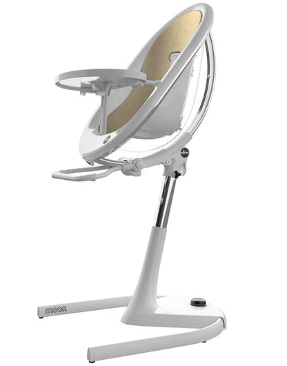 Mima Moon 2G High Chair - White/Champagne - H103C-CL-CP