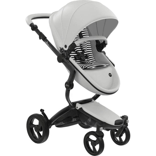 Mima OPEN BOX Xari 4G Complete Stroller, Black - Snow White / Black & White - a116-06007bw-OB