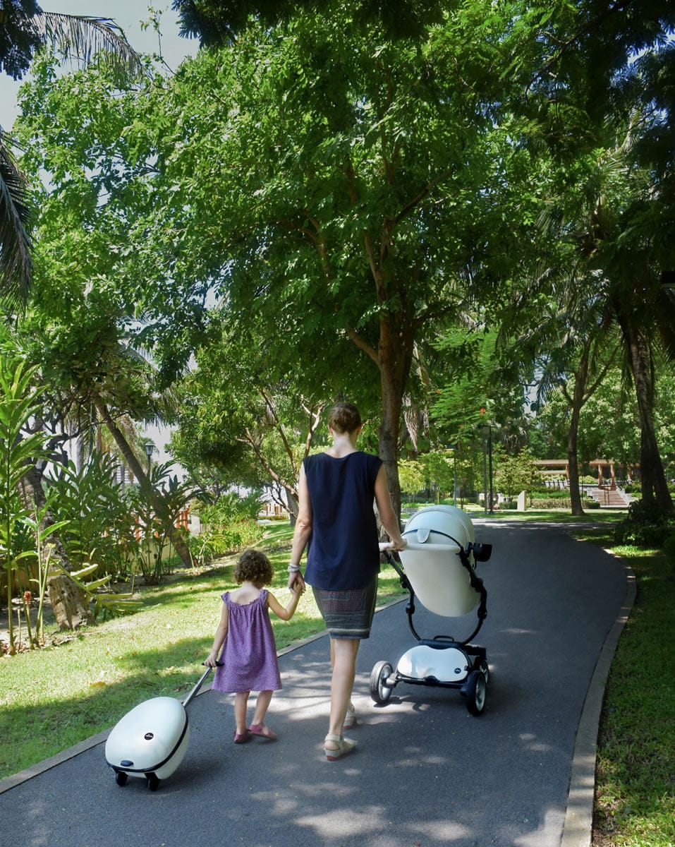 Mima Ovi Suitcase - White - G2007