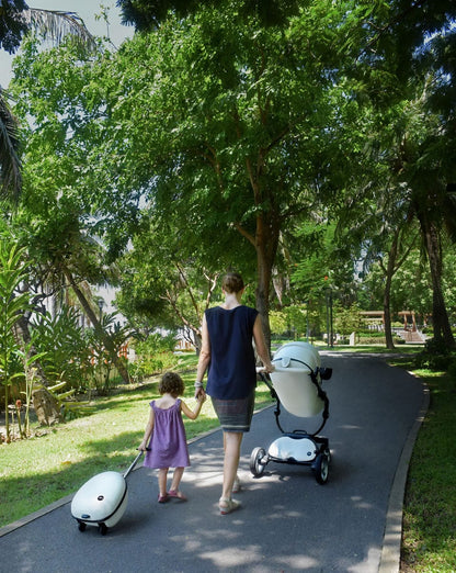 Mima Ovi Suitcase - White - G2007