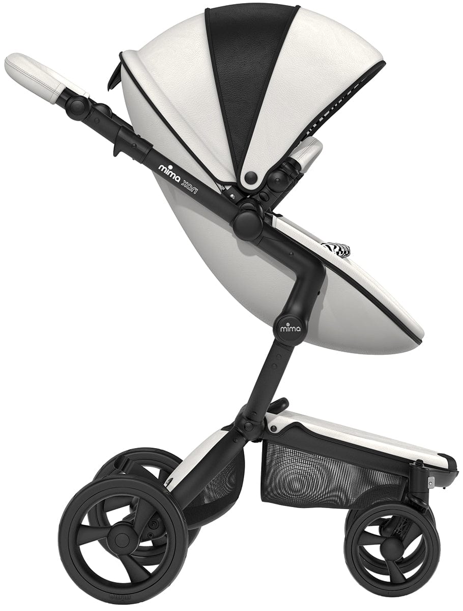 Mima Xari 4G Complete Stroller, Black - Black & White / Zebra, Limited Edition - AS122008ZB-F