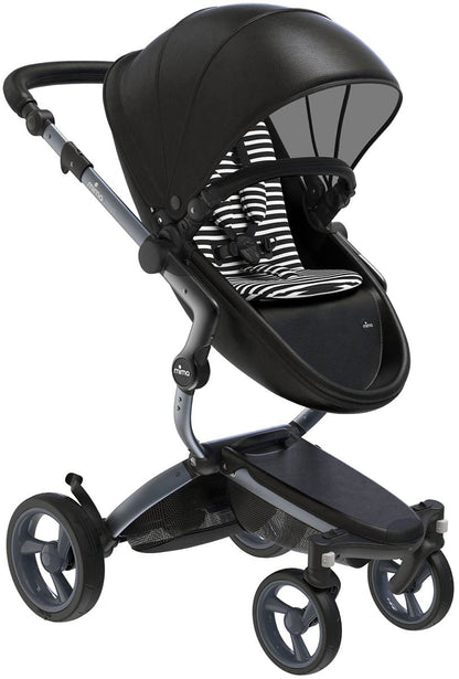 Mima Xari 4G Complete Stroller Bundle - Graphite Grey / Black Seat / Black & White - A116-04110BW-B-2