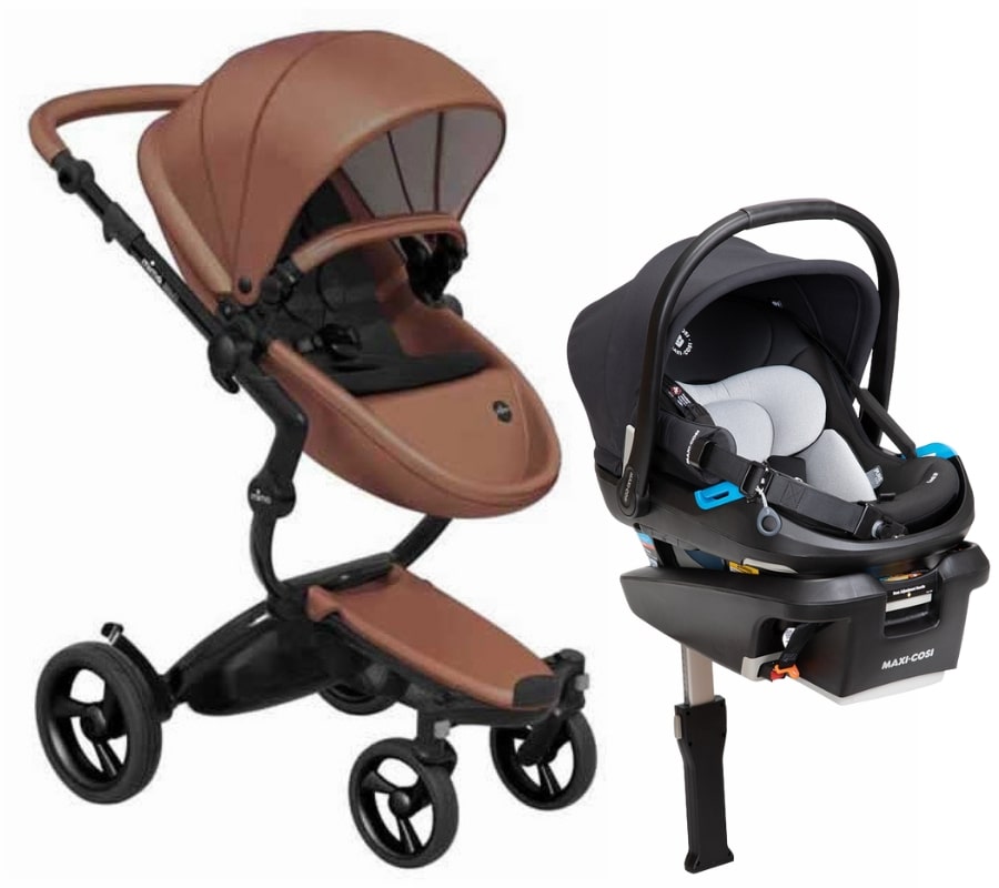 Mima Xari 4G + Maxi Cosi Coral XP Travel System Bundle - Black - Camel / Black / Essential Black - A116-06609BB-IC313FNA