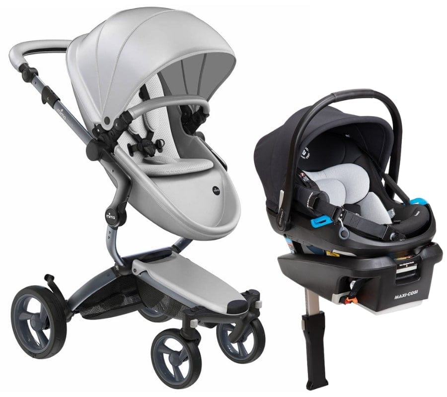 Mima Xari 4G + Maxi Cosi Coral XP Travel System Bundle - Graphite Grey - Argento / Stone White / Essential Black - TRVL-A116-04R-ARG-SW-IC313FNA