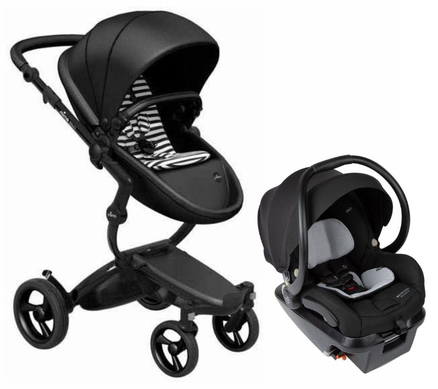 Mima Xari 4G + Maxi Cosi Mico XP Max Travel System Bundle - Black - Black / Black & White / Essential Black - A116-06110BW-IC337FNA