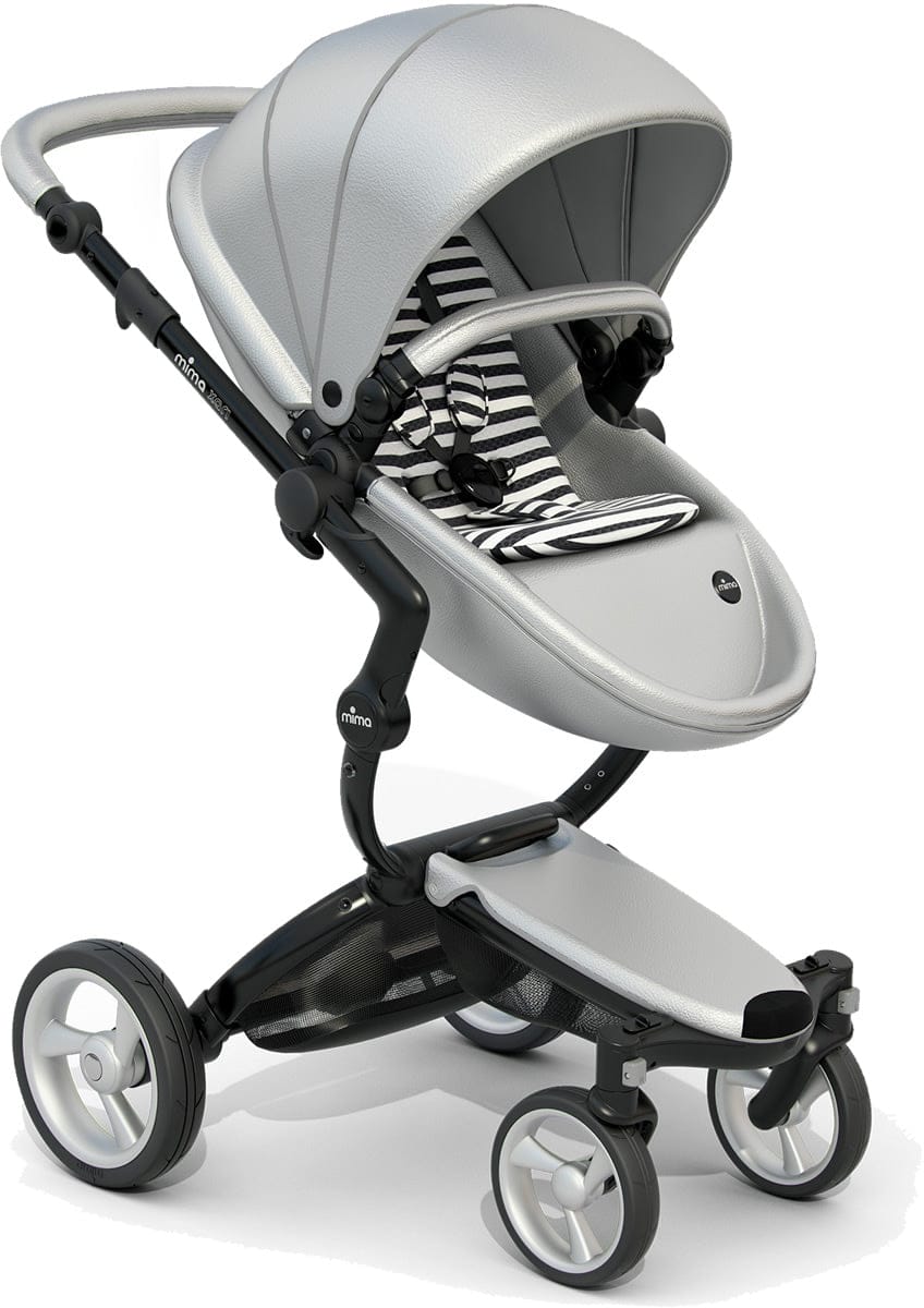 Mima Xari Complete Stroller, Black - Argento / Black & White