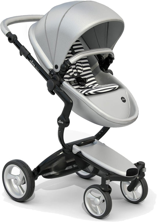 Mima Xari Complete Stroller, Black - Argento / Black & White - A115-06500BW
