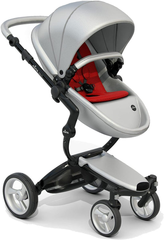 Mima Xari Complete Stroller, Black - Argento / Ruby Red - A112-02-BAR