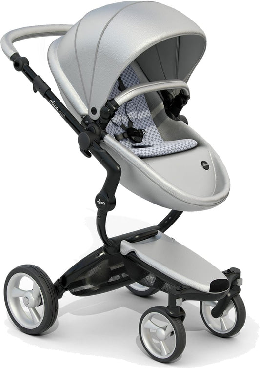 Mima Xari Complete Stroller, Black - Argento / Retro Blue - A112-02-BARB