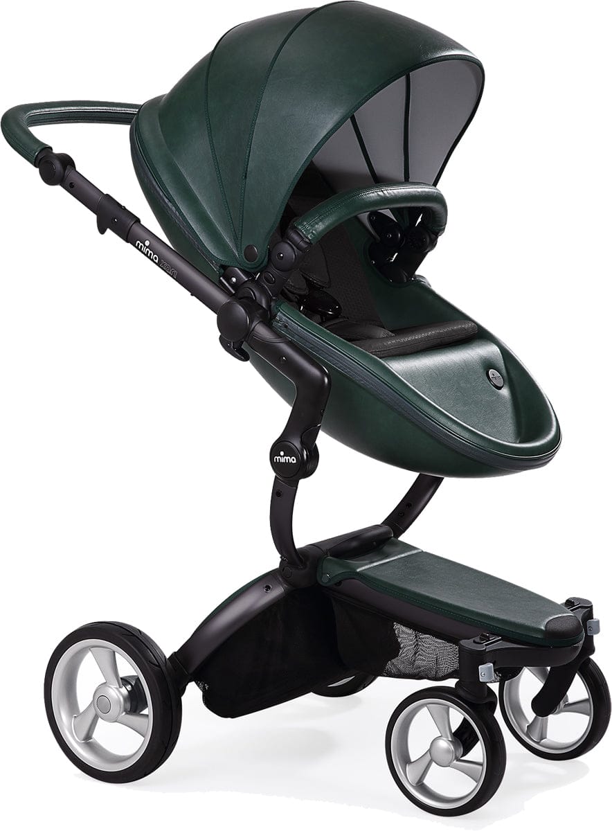 Mima Xari Complete Stroller, Black - British Green / Black - A112-02-BBGB