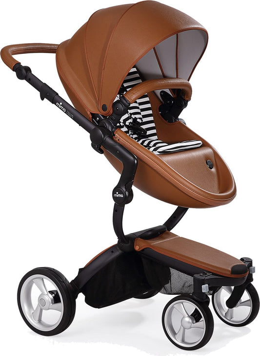 Mima Xari Complete Stroller, Black - Camel / Black & White - A115-06609BW