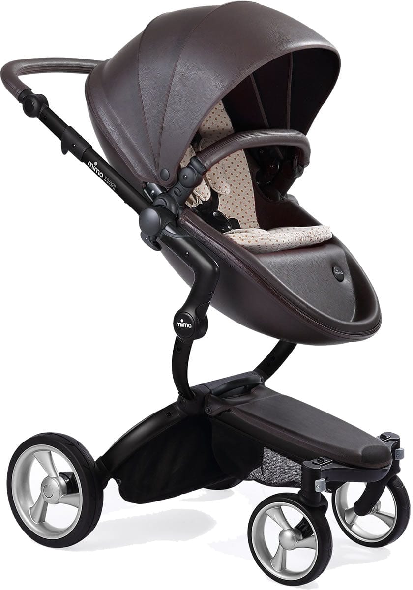 Mima Xari Complete Stroller, Black - Chocolate Brown / Sandy Beige - A112-02-BCBSB
