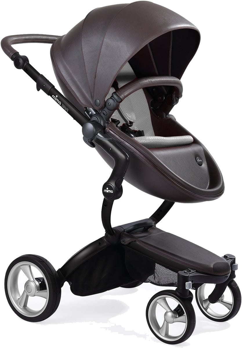 Mima Xari Complete Stroller, Black - Chocolate Brown / Stone White - A112-02-BCBSW