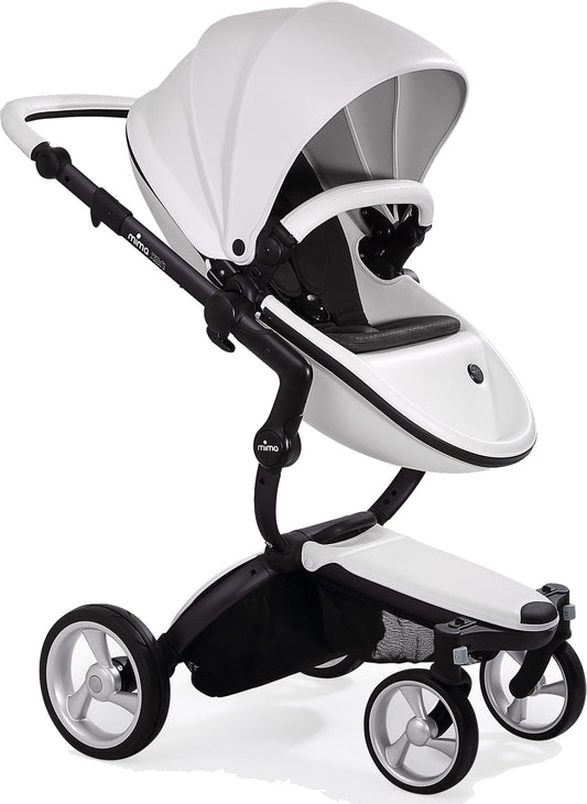 Mima Xari Complete Stroller, Black - Snow White / Black - A115-06007BB