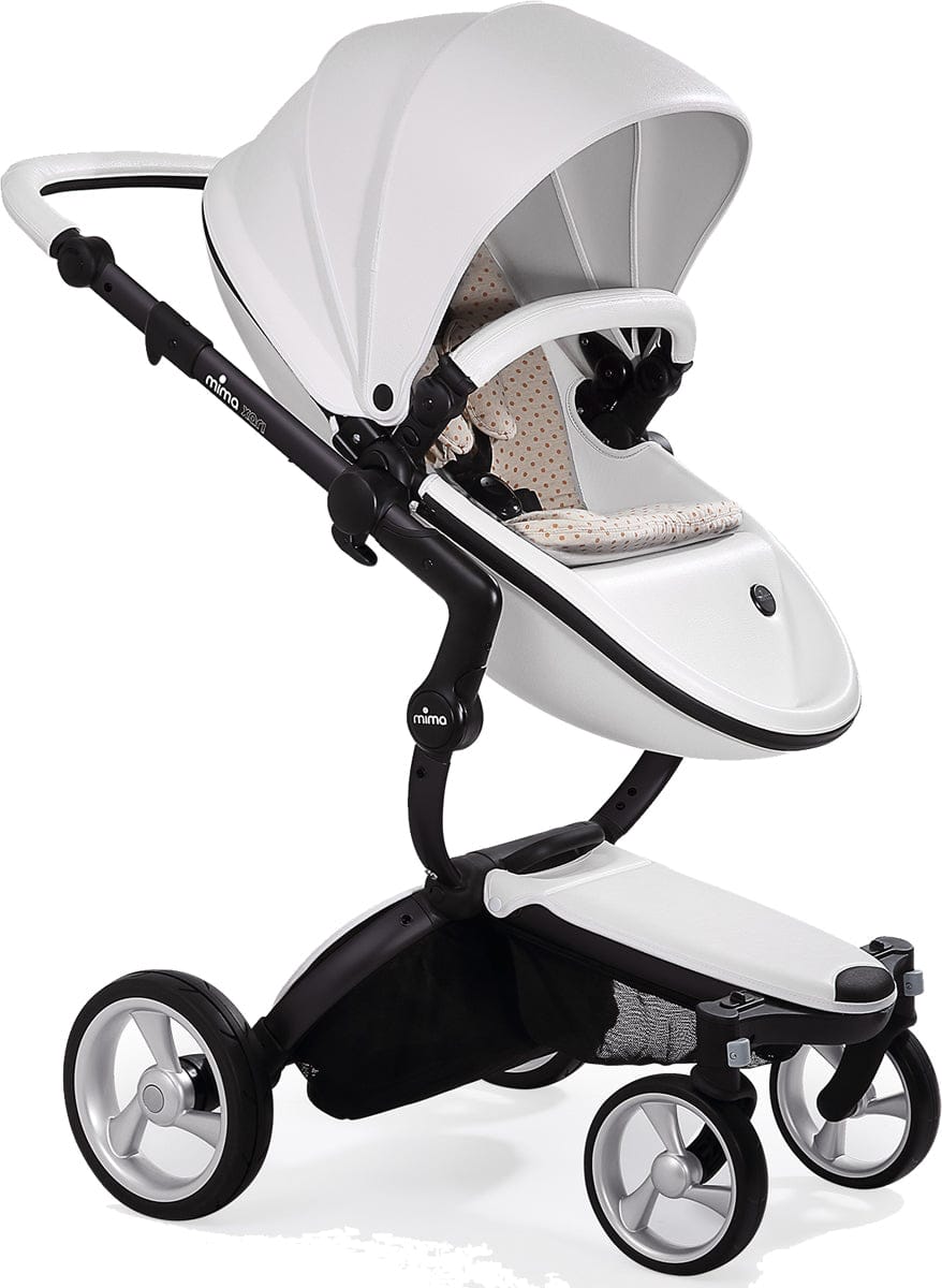 Mima Xari Complete Stroller, Black - Snow White / Sandy Beige - A112-02-BSWSB