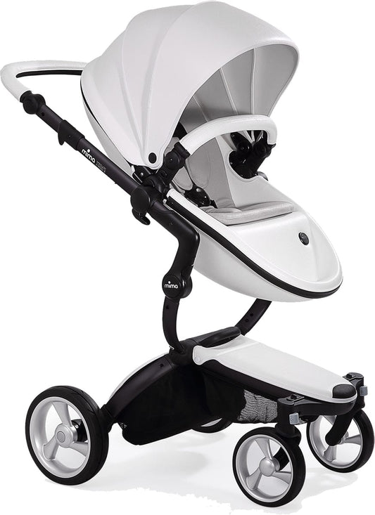 Mima Xari Complete Stroller, Black - Snow White / Stone White - A112-02-BSWSW