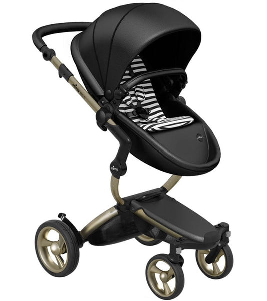 Mima Xari Complete Stroller, Gold - Black / Black & White - A115-05110BW