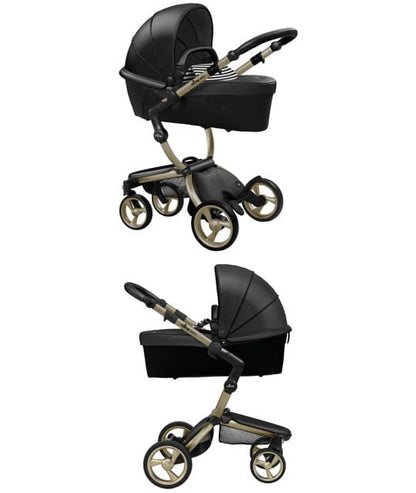 Mima Xari Complete Stroller, Gold - Black / Black & White - A115-05110BW