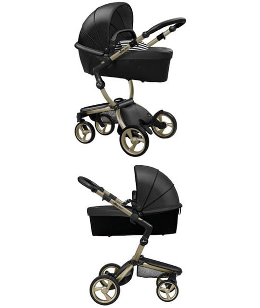 Mima Xari Complete Stroller, Gold - Black / Black & White - A115-05110BW