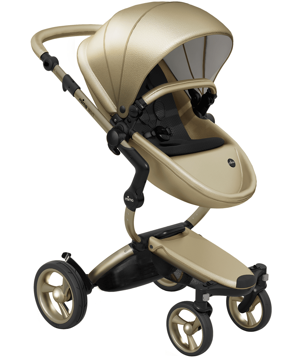 Mima Xari Complete Stroller, Gold - Gold / Black - A115-05999BB
