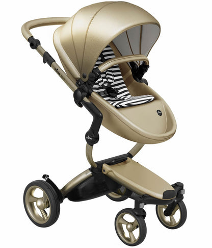 Mima Xari Complete Stroller, Gold - Gold / Black & White - A115-05999BW-B