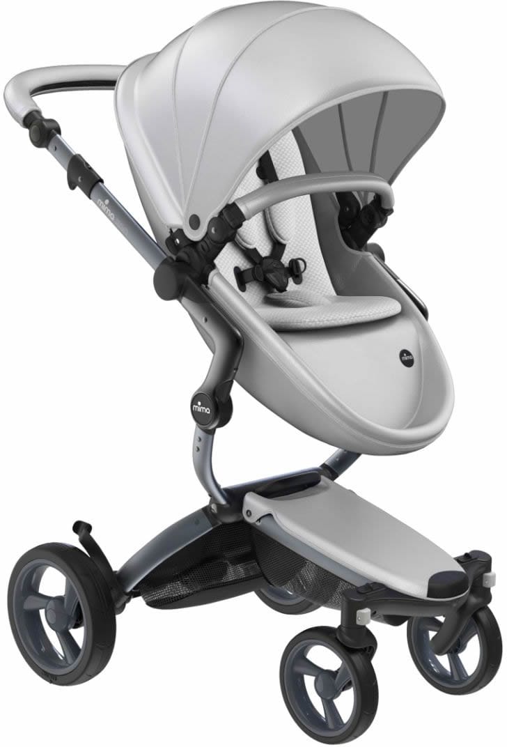 Mima Xari Complete Stroller, Graphite - Argento / Stone White