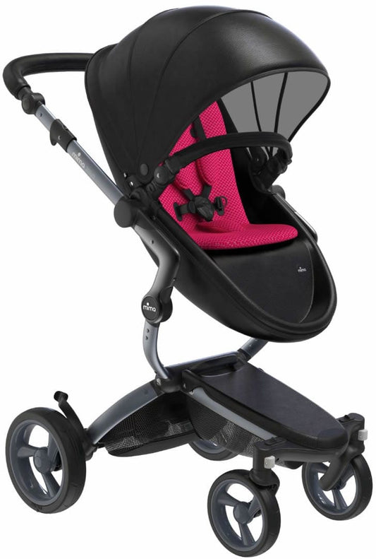 Mima Xari Complete Stroller, Graphite - Black / Magenta - A115-04-GRBM