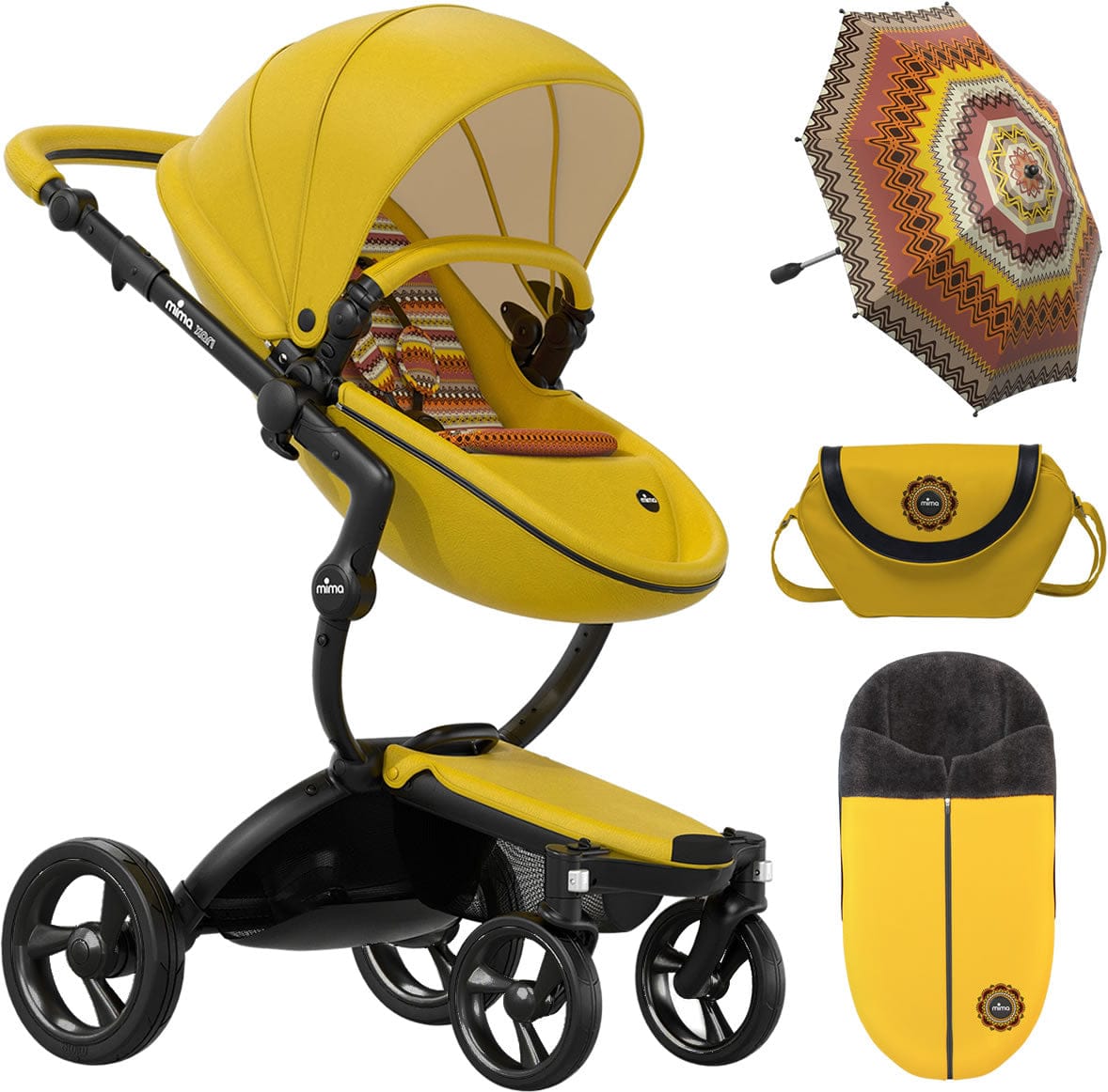 Mima Xari Complete Stroller, Limited Edition - Yellow - A115-02112900IS