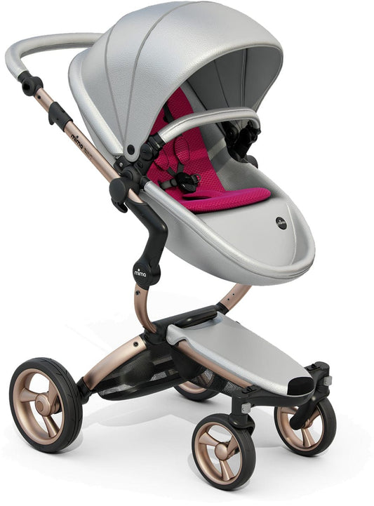 Mima 2019 Xari Complete Stroller, Rose Gold - Argento / Magenta - A112-03-RGAM