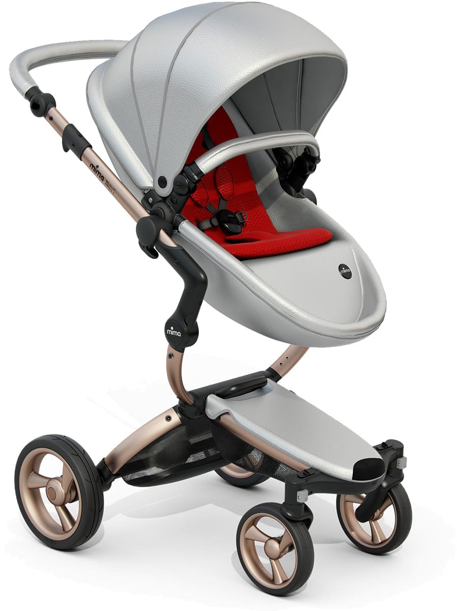 Mima 2019 Xari Complete Stroller, Rose Gold - Argento / Ruby Red - A112-03-RGAR