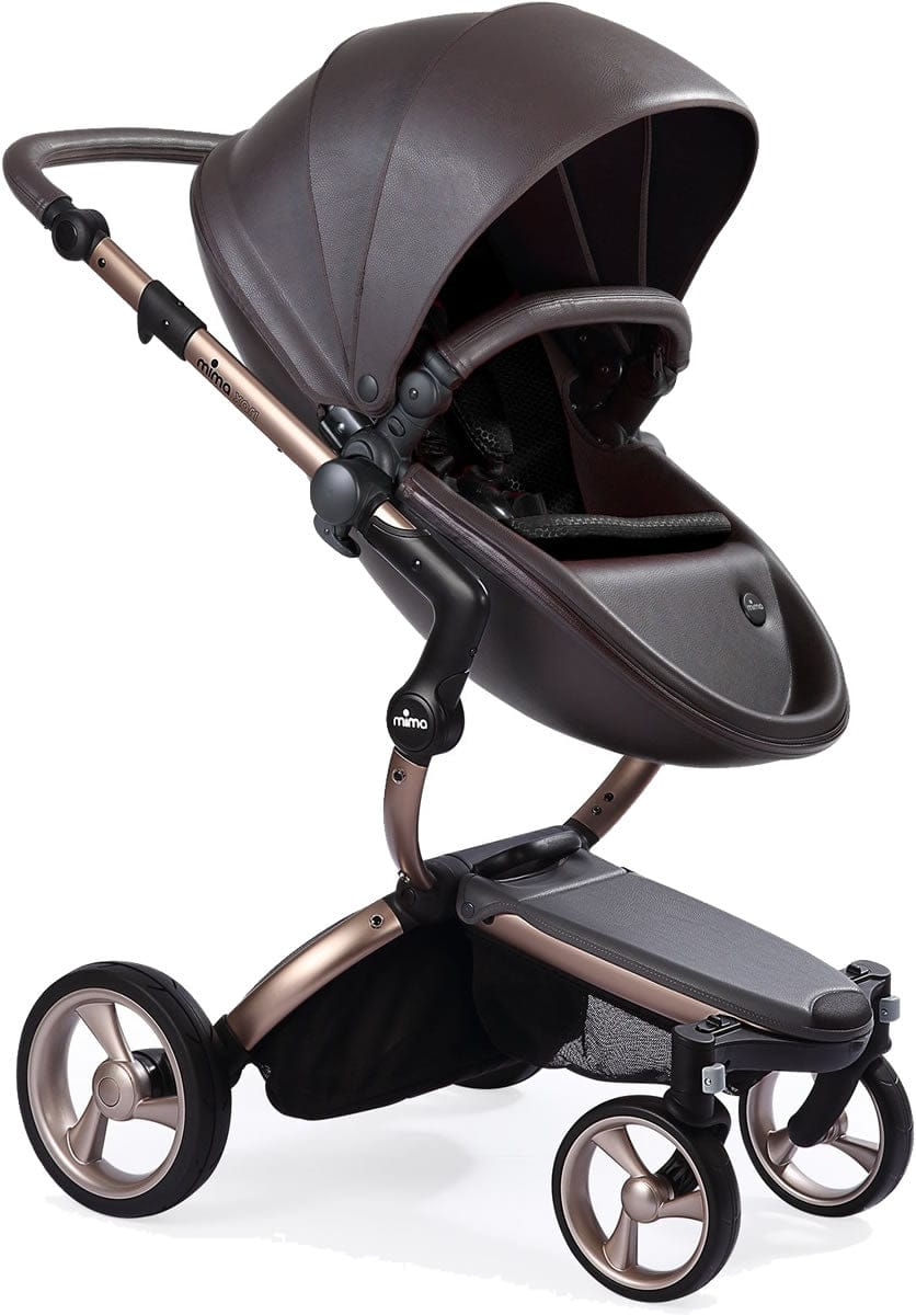 Mima G4 Xari Complete Stroller Bundle - Rose Gold - Chocolate Brown / Black (Albee Exclusive) - A112-03-RGCBB