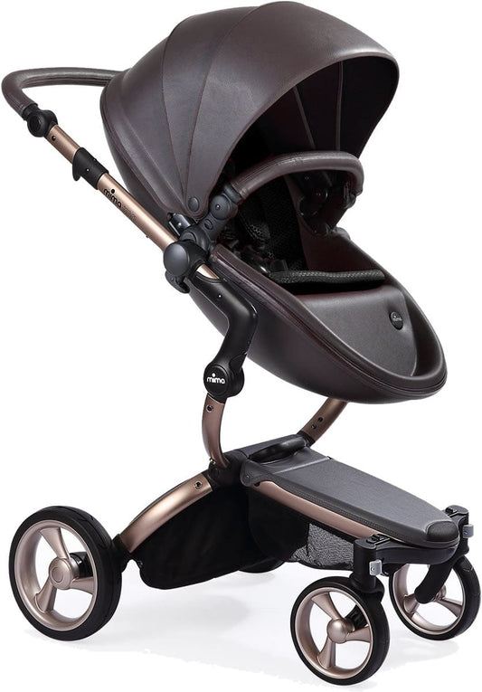 Mima G4 Xari Complete Stroller Bundle - Rose Gold - Chocolate Brown / Black (Albee Exclusive) - A112-03-RGCBB