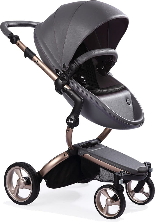 Mima 2019 Xari Complete Stroller, Rose Gold - Cool Grey / Black - A112-03-RGCGB