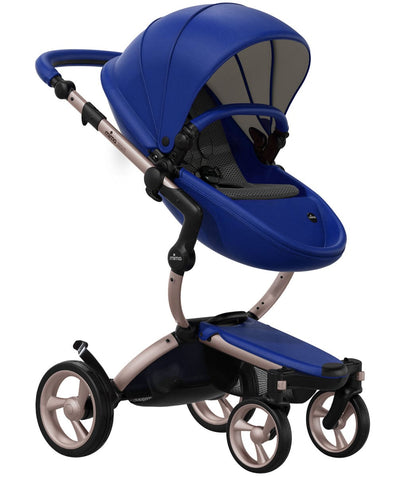Mima 2019 Xari Complete Stroller, Rose Gold - Royal Blue / Black - A115-03-RGRBB