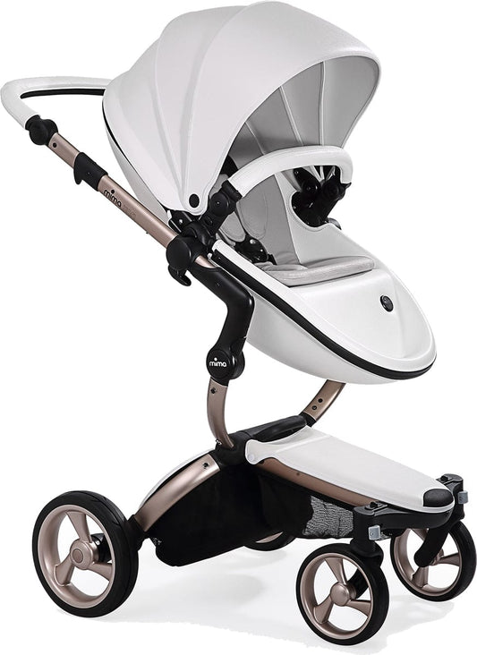 Mima 2019 Xari Complete Stroller, Rose Gold - Snow White / Stone White - A112-03-RGSWSW